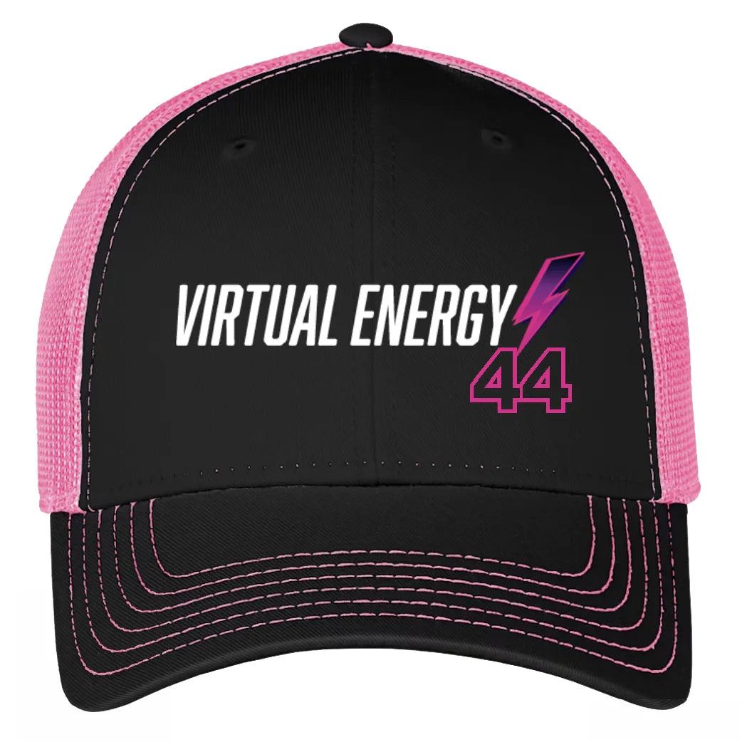 Black & Pink Virtual Energy 44 hat